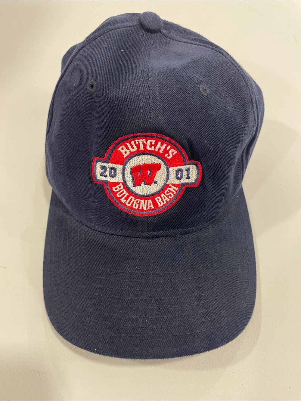 Vintage Wisconsin Badgers 2001 Bologna Bash alumni booster hat